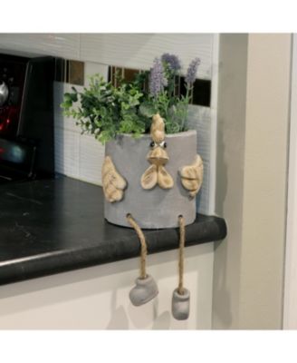 Tate the Turkey Planter Statue - Indoor/Outdoor Decorative Figurine - 8.5"