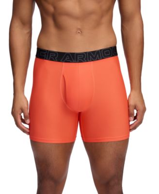 Men's Performance Tech Mesh Solid 6" Boxer Briefs - 3-pack