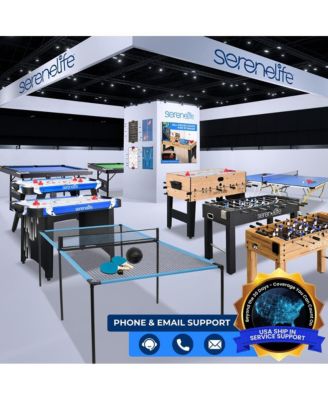 Portable Slam Pong Set, Adjustable Table Feet, Includes Accessories