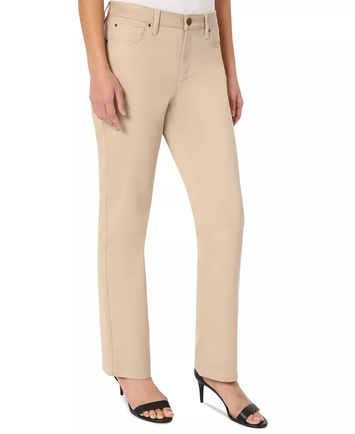 Petite Lexington Straight-Leg Denim Jeans - thumbnail 2