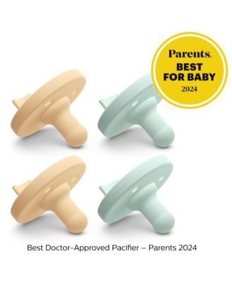 Soothie 0-3m, light yellow/pastel cyan, 8 pack