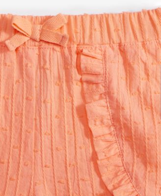 Baby Girls Mix and Match Clip-Dot Cotton Shorts, Exclusively at Macy's