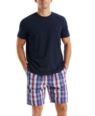 Men's Plaid Poplin 8" Sleep Shorts
