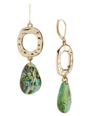 Style & Co - Beaded Gold-Tone Double Drop Earring