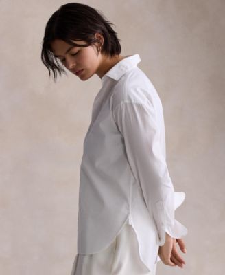 Women's Relaxed-Fit Cotton Shirt