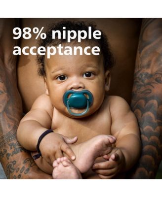 Ultra Air Pacifier 6-18m, blue hush / lush lilac, 8 pack