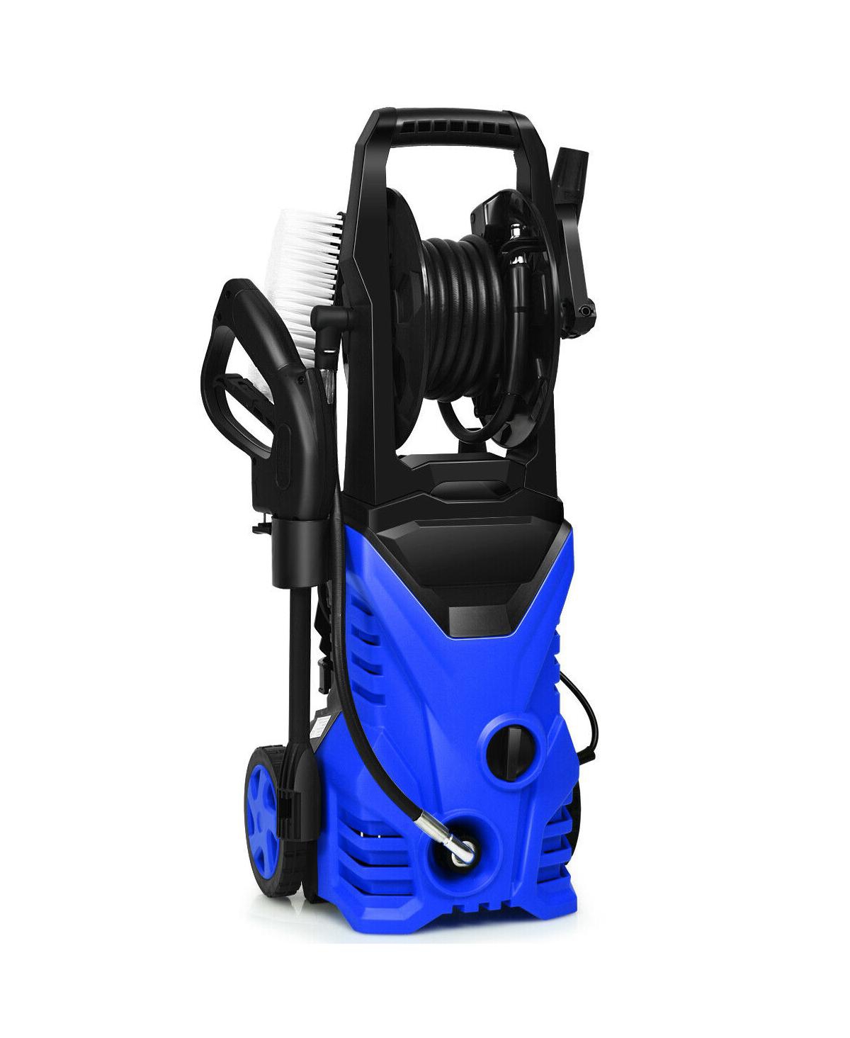 2030PSI 1800W Electric High Pressure Washer with Hose Reel - Blue