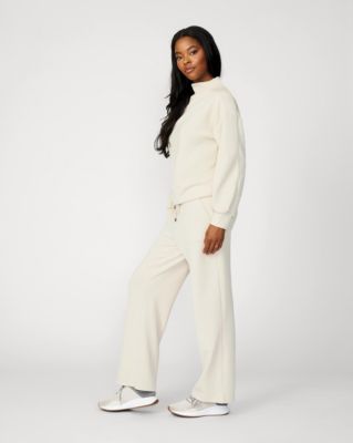 Women's Mockneck Modal Top & Wide Leg Pant
