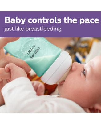 Natural Baby Bottle with Natural Response Nipple Teal Baby Gift Set