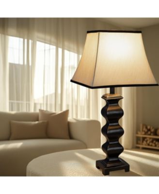29" H Stately Shapes Resin Accent Table Lamps Set of 2