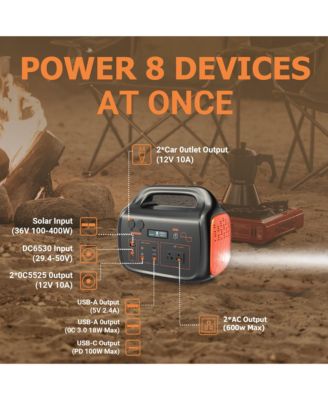 600W Portable Power Station with 200W Solar Panel