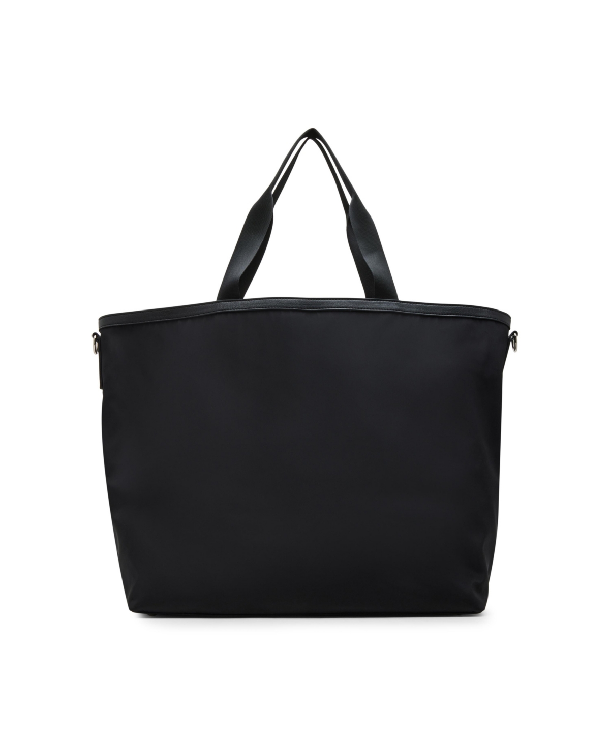 Madden Girl Polyester Small Weekender Duffle Bag With Pouch In Black