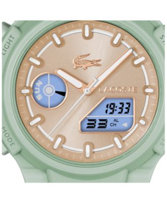 Women's LC33 Green Silicone Strap Watch, 40mm
