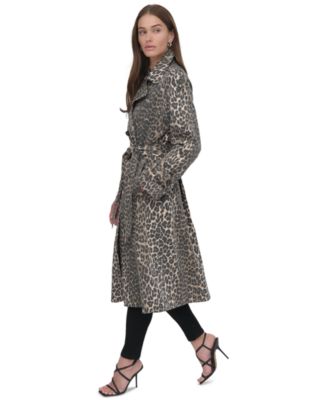 Women's Belted Double-Breasted Trench Coat