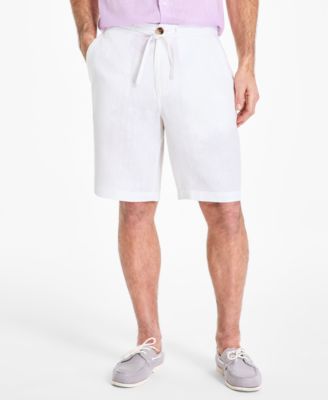 Men's 100% Linen Drawstring Shorts