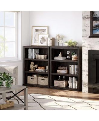 Farmhouse Book Shelf with Storage