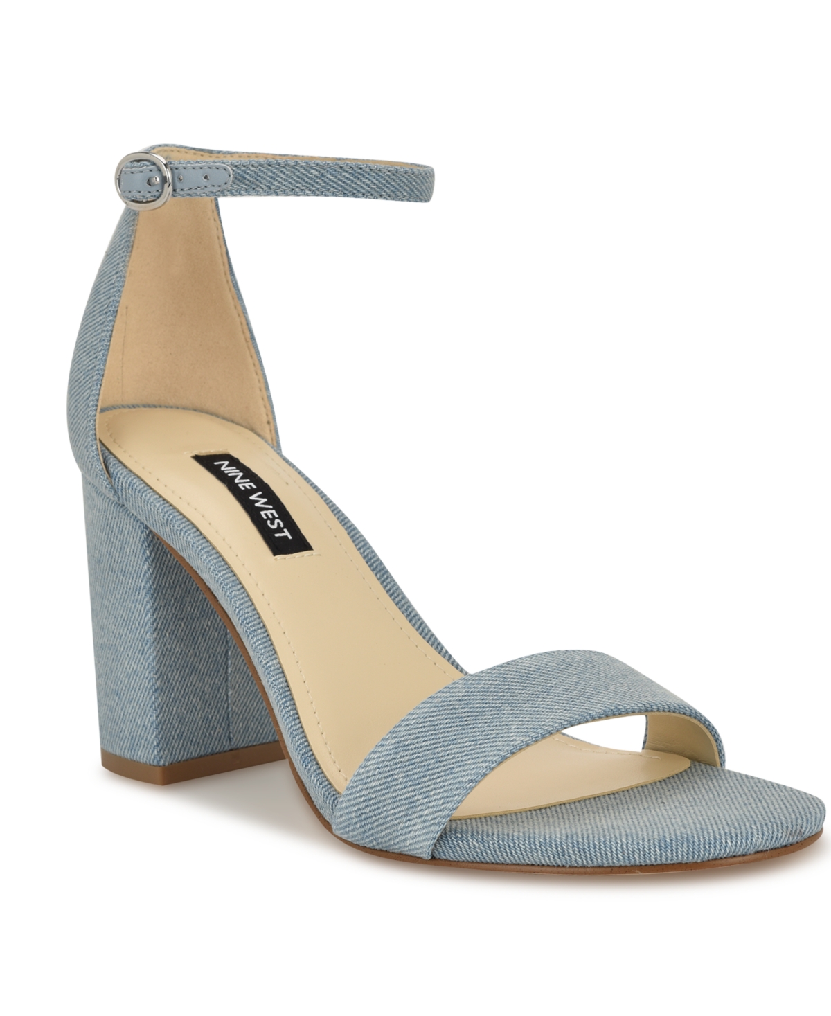 NINE WEST WOMEN'S TONIANN OPEN TOE DRESS SANDALS 