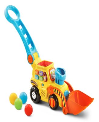 VTech Pop-a-Balls Push Pop Bulldozer - Macy's