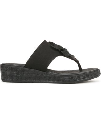 Women's Bloom Washable Thong Slip On Wedge Sandals