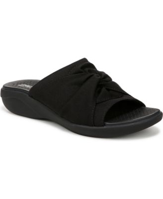 LifeStride - Women's Cherish Washable Peep Toe Slide Sandals