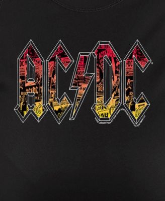 Plus Size ACDC Logo Graphic Pullover Top