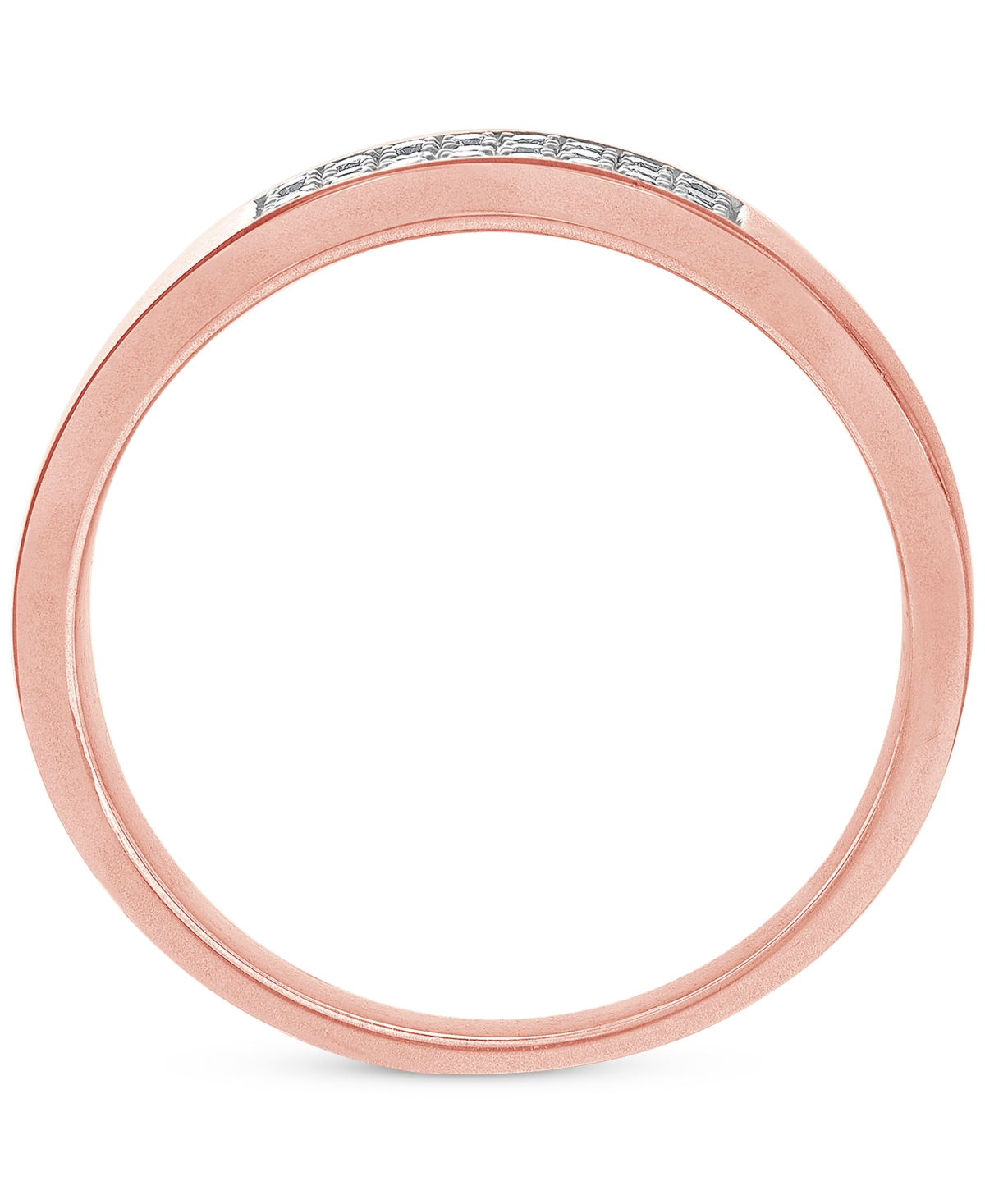 Macy's Diamond Cluster Ring (1/5 Ct. T.w.) In 10k Rose Gold In Rose Gold