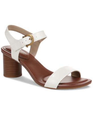 Giani Bernini - Women's Hadleyy Cylinder Stacked-Heel Dress Sandals