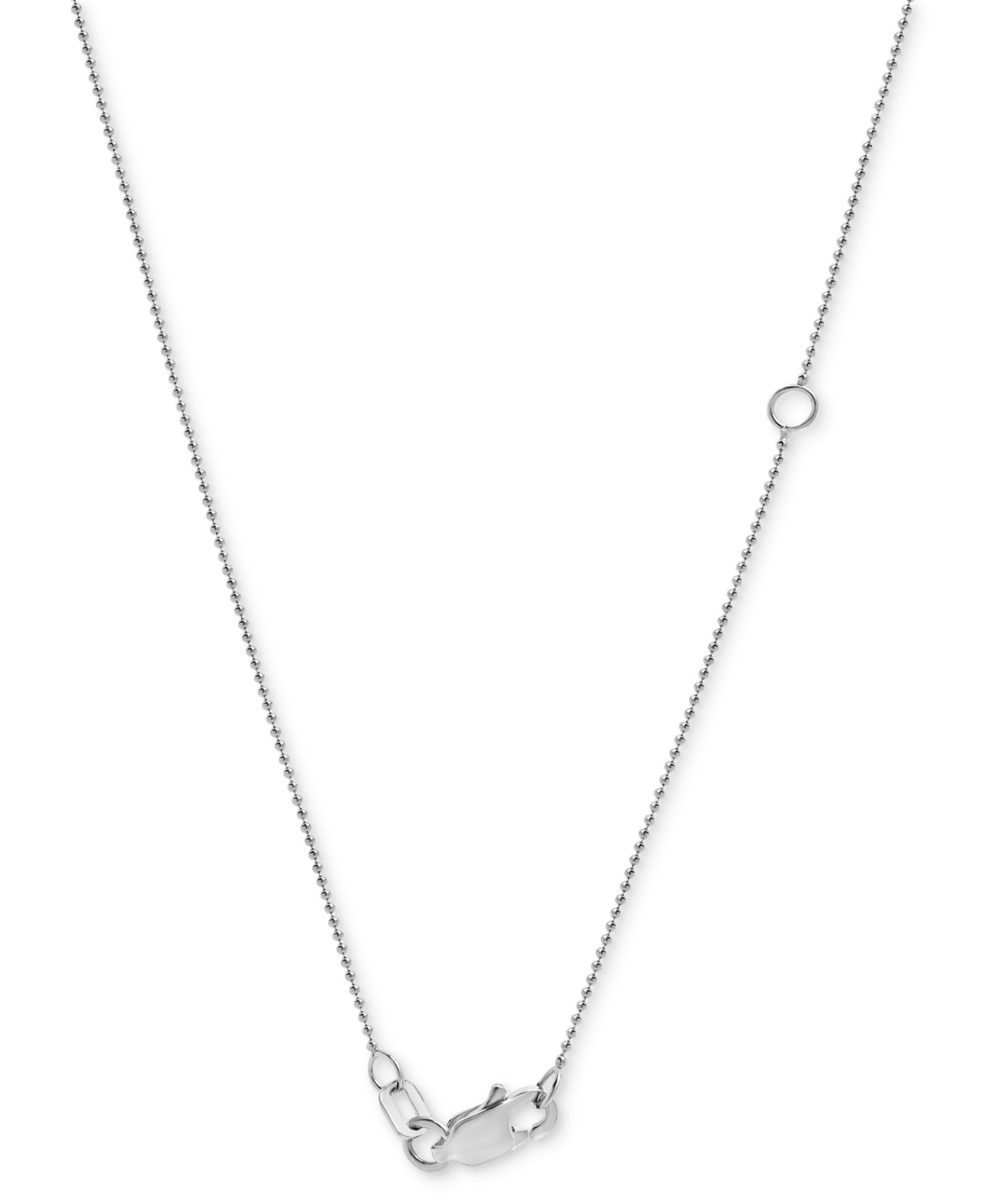 Macy's Diamond Pendant Necklace (1/2 Ct. T.w.) In 14k White Gold In White Gold