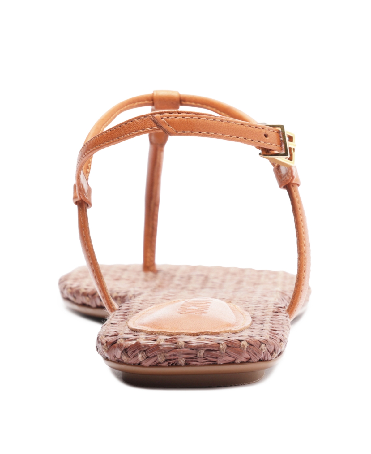 SCHUTZ WOMEN'S ELSHA ROUND TOE FLAT SANDALS 