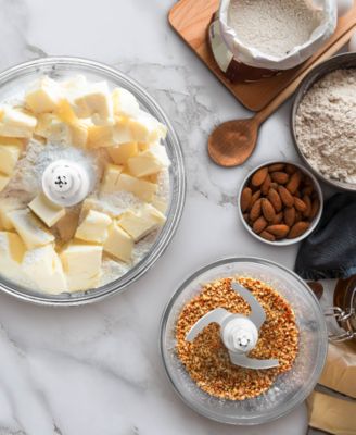 Puree 8.5-Cup Food Processor with Stainless Steel Blades, White