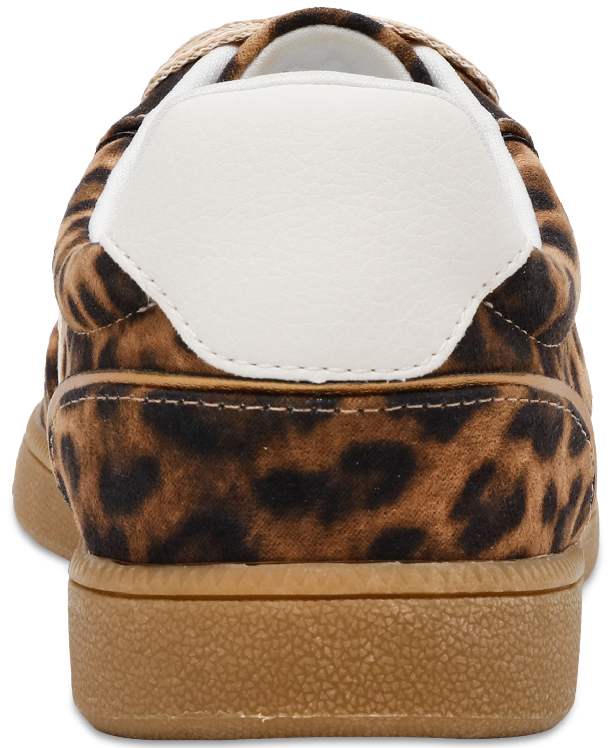 Shop Wild Pair Women's Chargee Lace-up Sneakers, Created For Macy's In Leopard,white