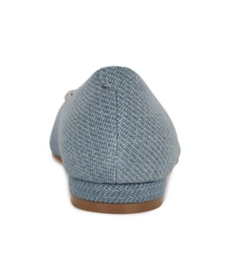 Women's Hearts Rhinestone Pointy Toe Flats