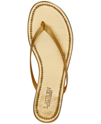 Lauren Ralph Lauren Women's Raquel Flip Flop Sandals - Macy's