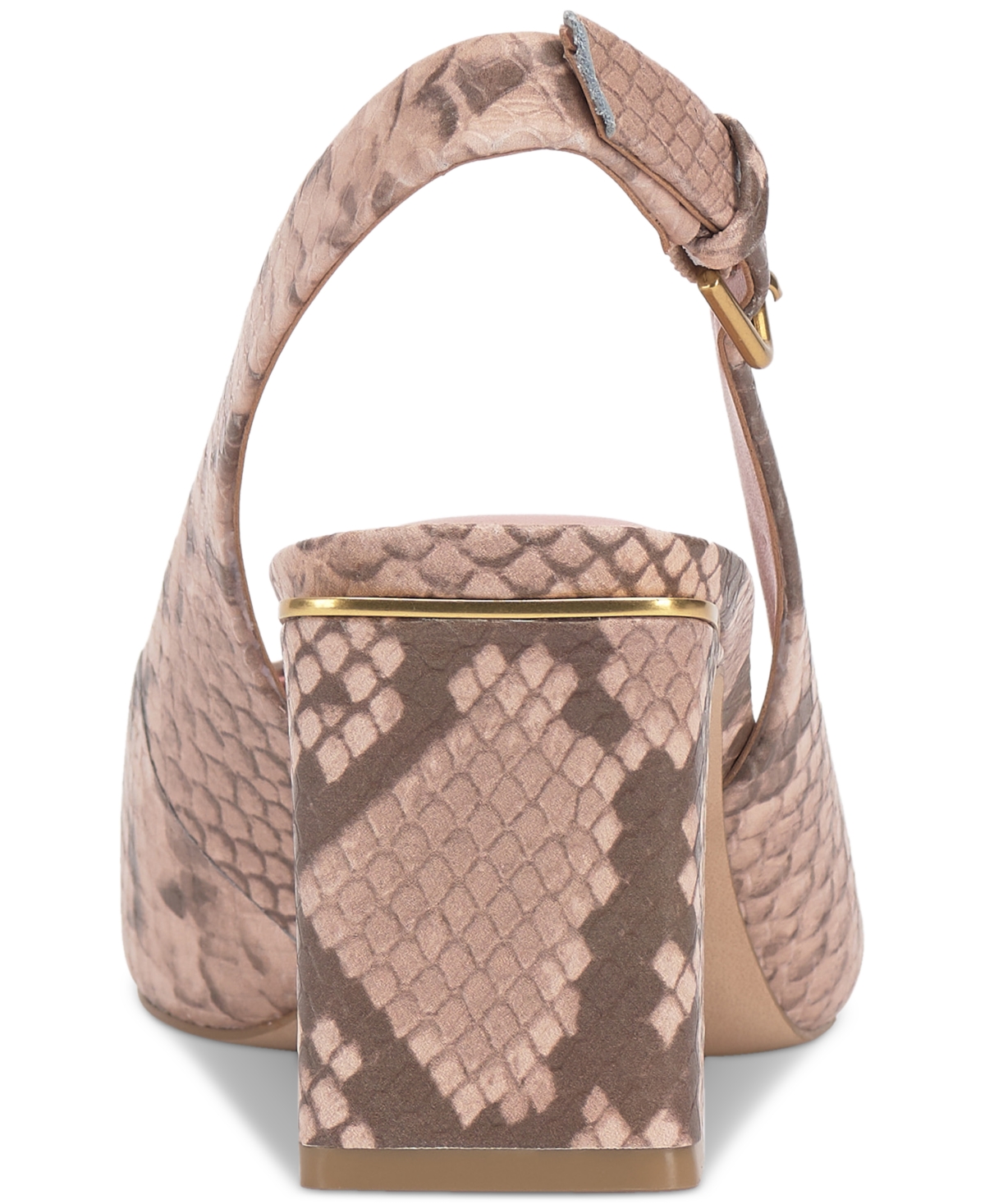 Vince Camuto Hamden Pointed Toe Slingback Pump In Pale Pink Leather