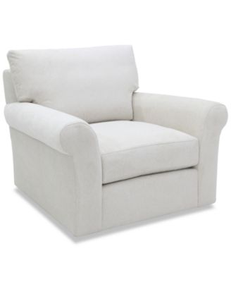 Reiter Fabric Swivel Arm Chair