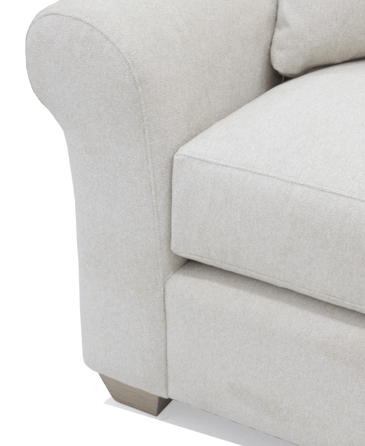 Macy's Reiter Fabric Sofa, Exclusively At  In Linen