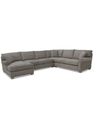 Reiter 4-Pc. Fabric Sectional Sofa, Exclusively at Macy's