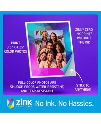 Sprocket Photobooth 3x4 Photo Printer, Bundle with Zink Paper (100 Sheets) & Carrying Case