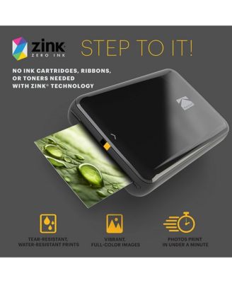 Step Mobile Instant Photo Printer 2x3" & Zink Photo Paper (75 Sheets) Bundle