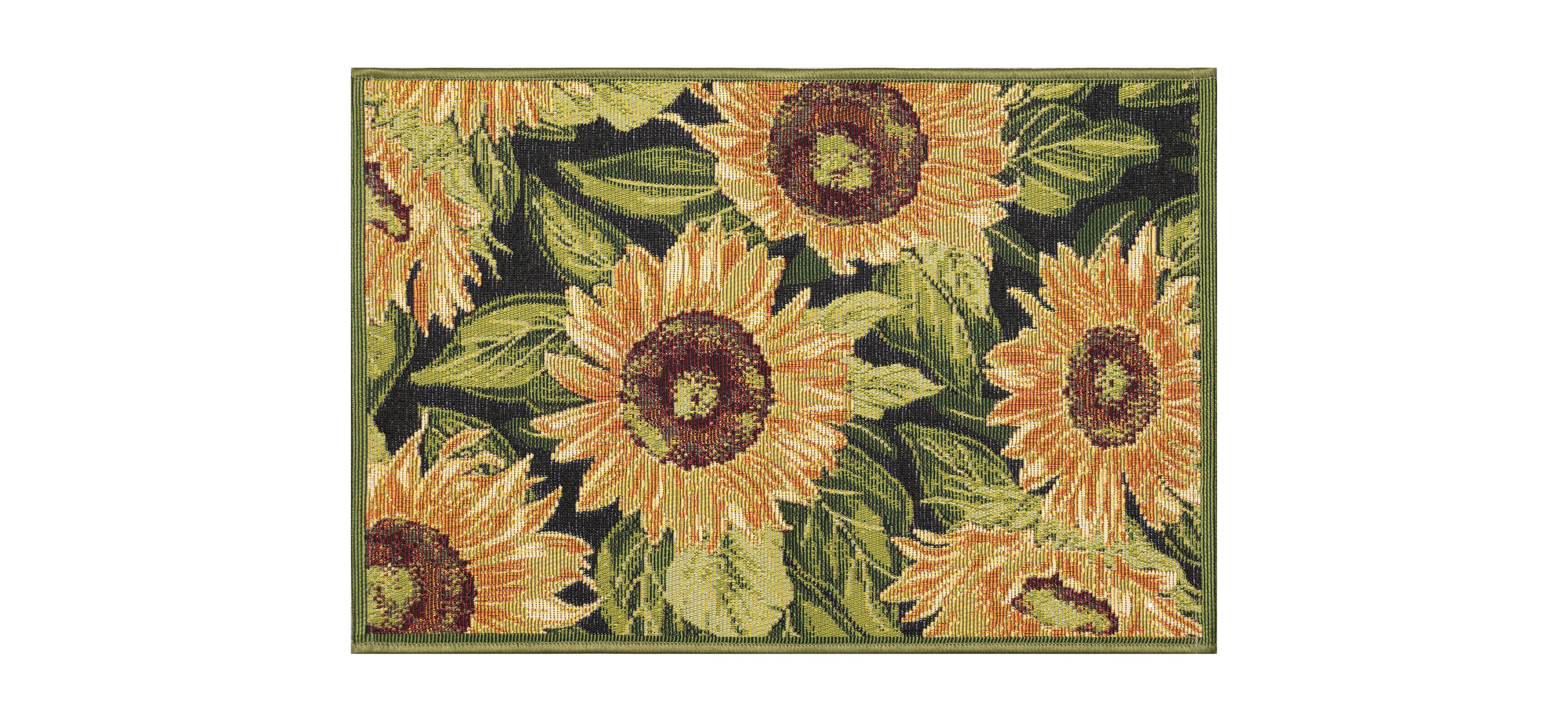 Liora Manne' Esencia Sunflowers 2'x2'10" Area Rug