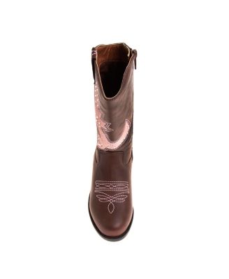 Little Kids Zip-Up Cowgirl Boots