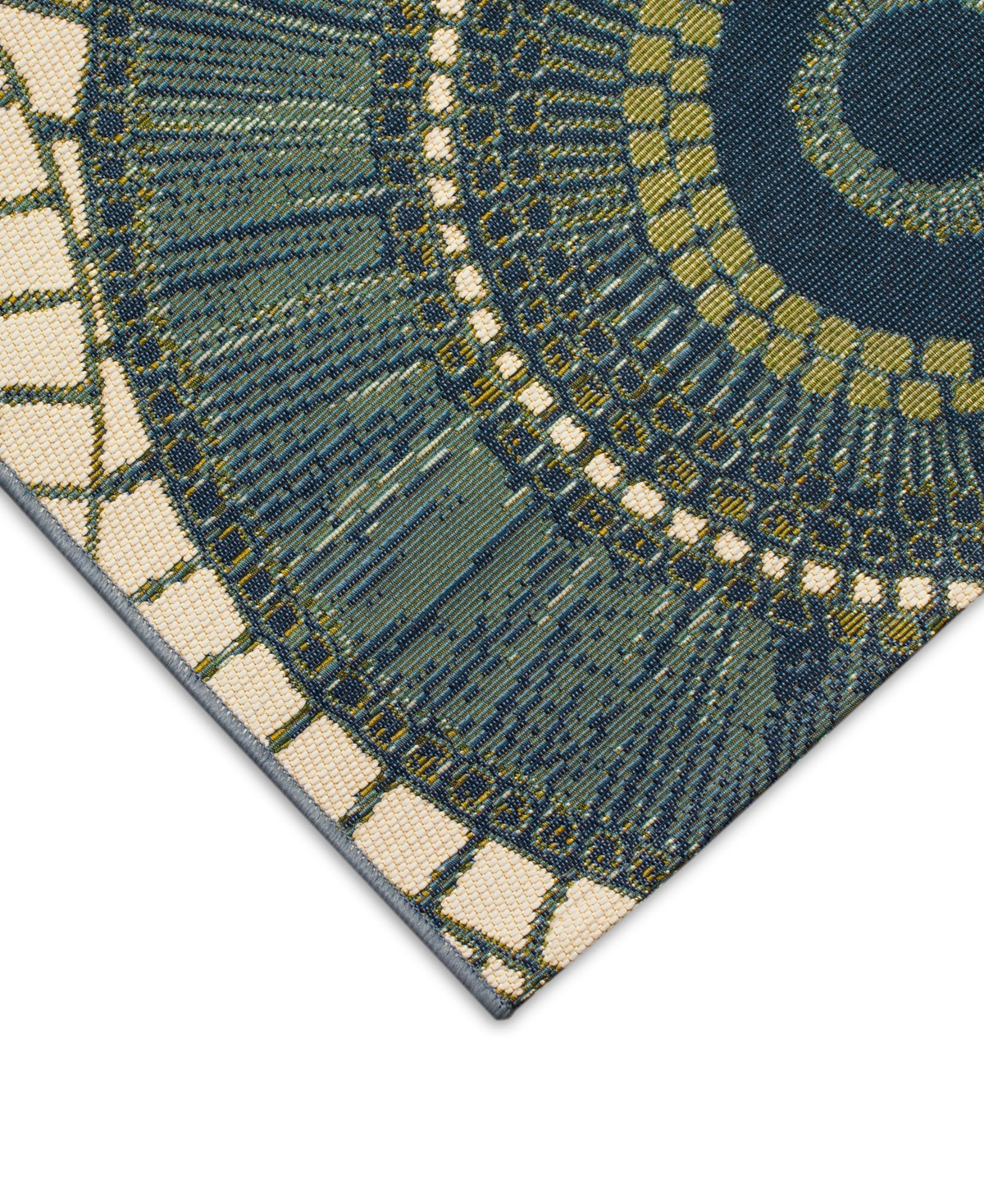 Liora Manne Esencia Circles 2'x2'10" Area Rug In Azure