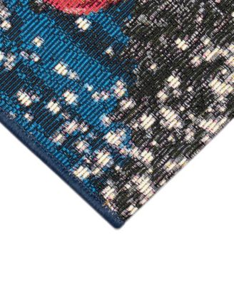 Liora Manne Esencia Truck Load Of Cheer Rug Collection In Midnight