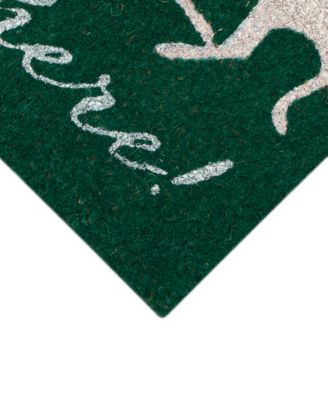 Liora Manne Natura Christmas Is Here Rug Collection In Jade