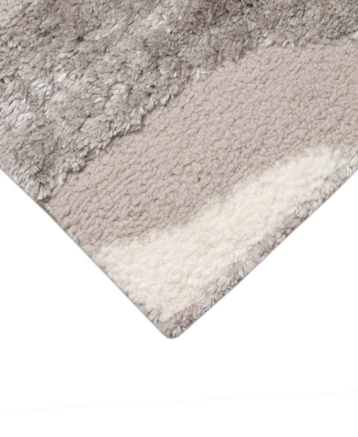 Liora Manne Fiord Wave 1'11"x7'6" Runner Area Rug In Brown,gray