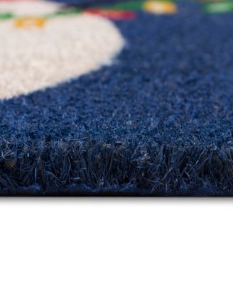 Liora Manne Natura Frosty Bright Rug Collection In Navy