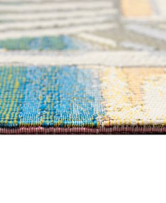 Liora Manne Esencia Santa Siesta Rug Collection In Ocean