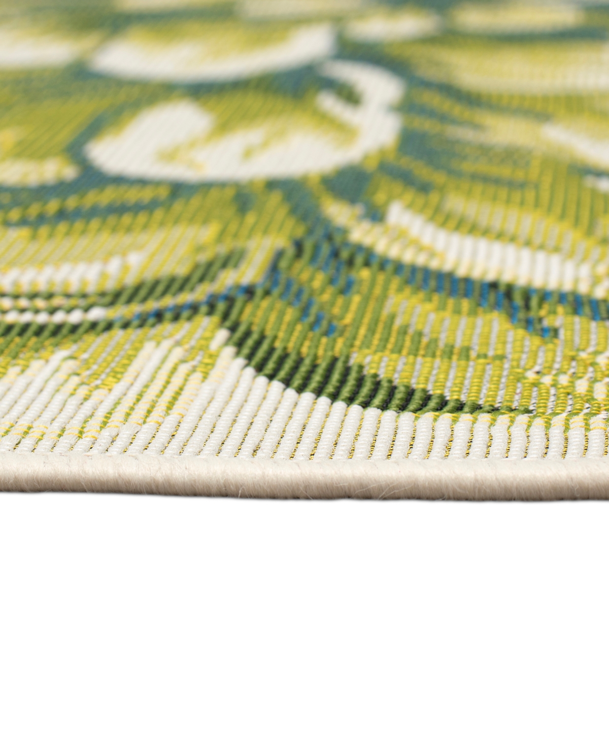 Liora Manne Esencia Mum 3'3"x3'3" Round Area Rug In Green
