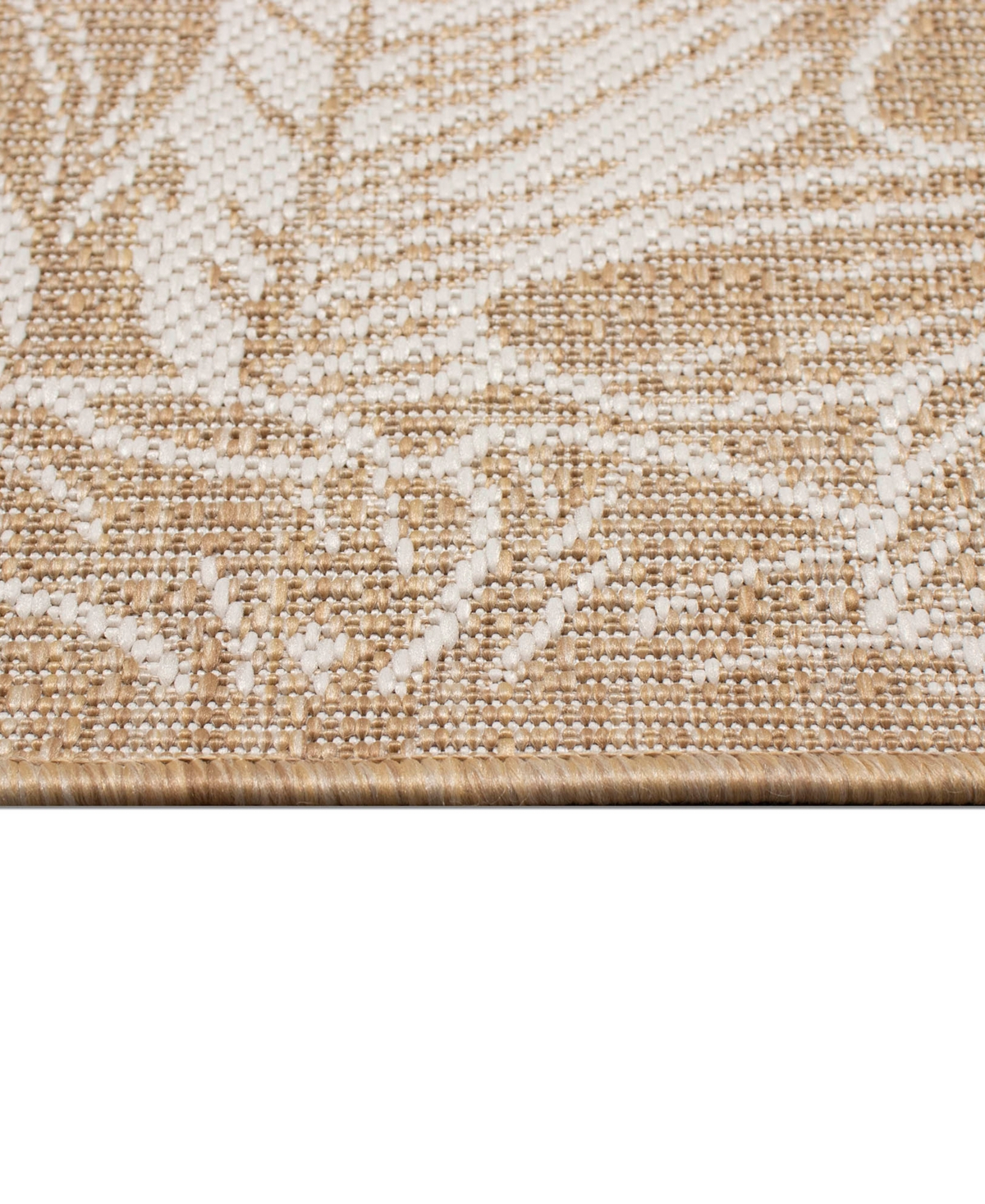 Liora Manne Carmel Botanical 4'10"x7'6" Area Rug In Sand