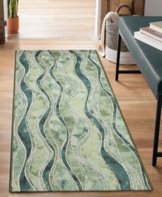 Esencia Wave 1'11"x4'11" Runner Area Rug